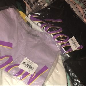 Vlone x Nav collab. Light purple and black